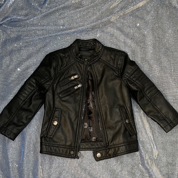 Other - Black Leather Urban Republic Kids Jacket